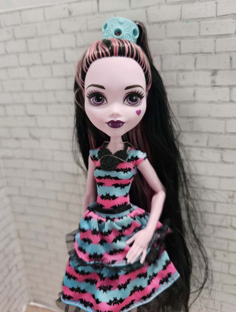 Monster High G2 Party Hair Draculaura Doll DVH36 Long Hair Original Outfit 2016